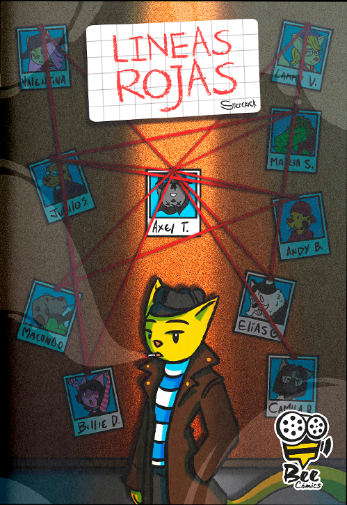 Portada Lineas Rojas (Relatos de Tinta)